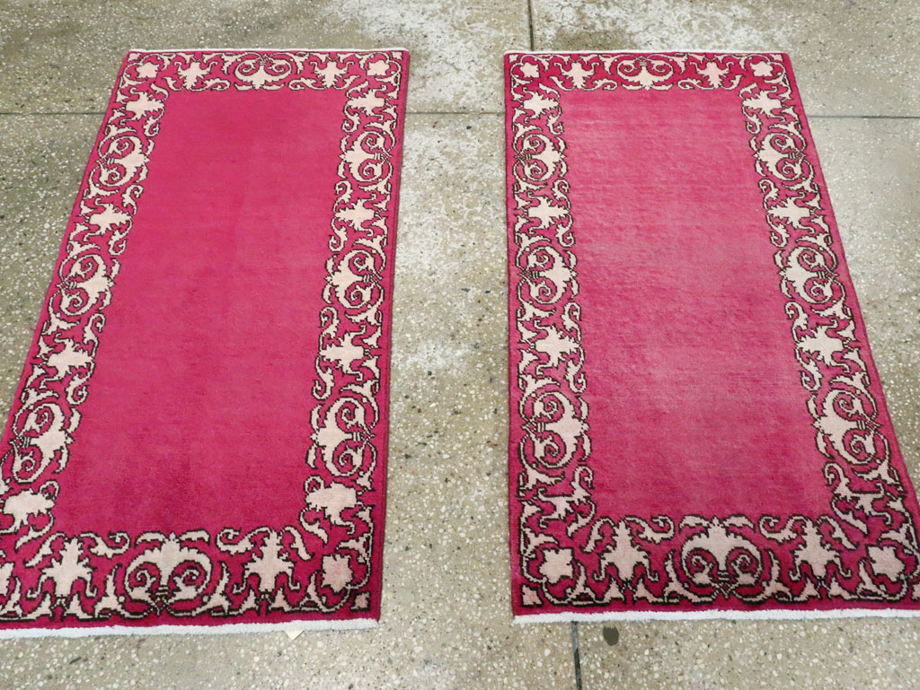 Vintage Persian Tabriz Rug (Pair: 1 of 2), No.21665 - Galerie Shabab