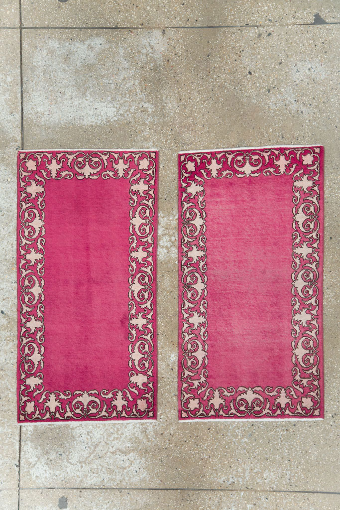 Vintage Persian Tabriz Rug (Pair: 1 of 2), No.21665 - Galerie Shabab