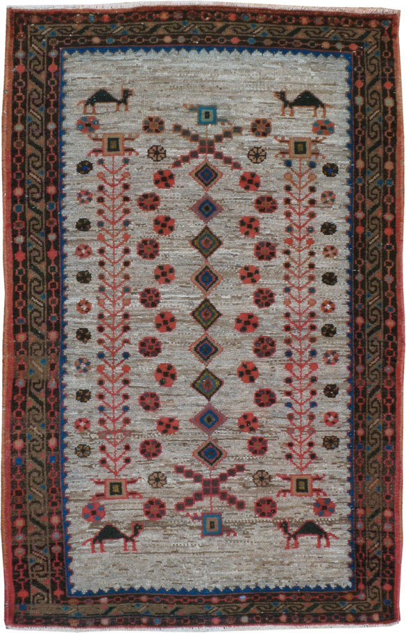 Vintage Hamadan Rug, No.21668 - Galerie Shabab
