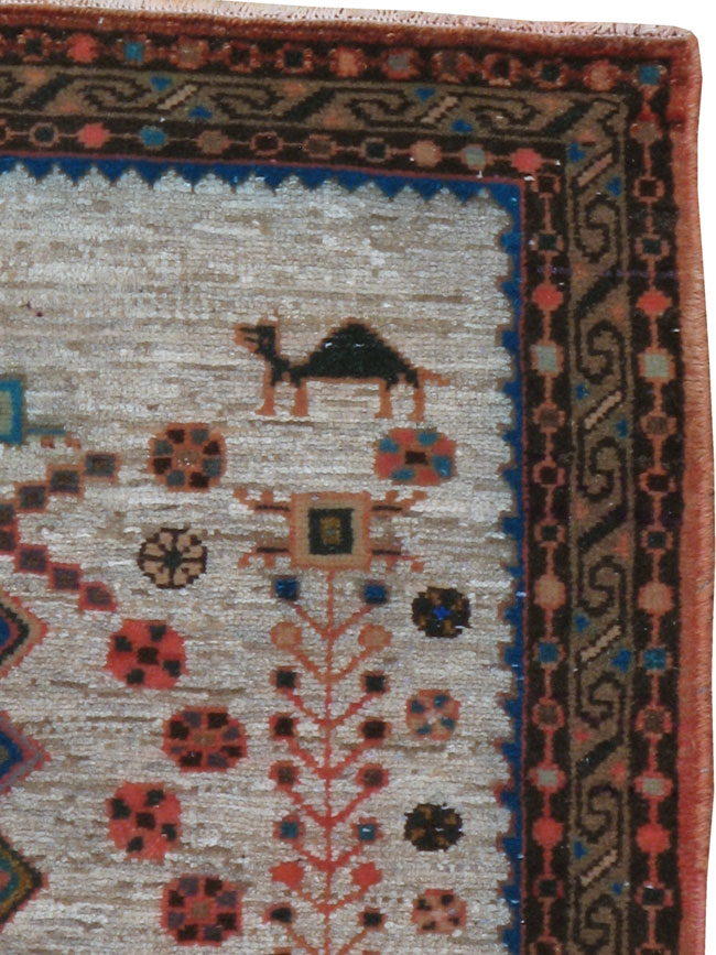 Vintage Hamadan Rug, No.21668 - Galerie Shabab