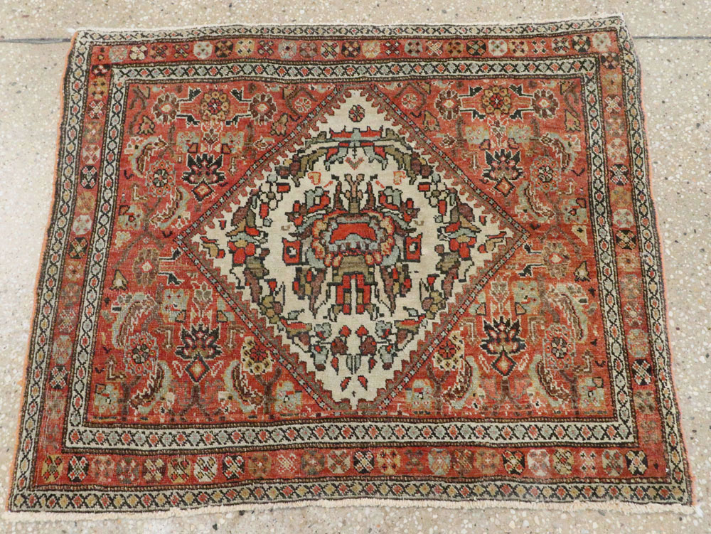 Antique Persian Fereghan Rug, No.21684 - Galerie Shabab