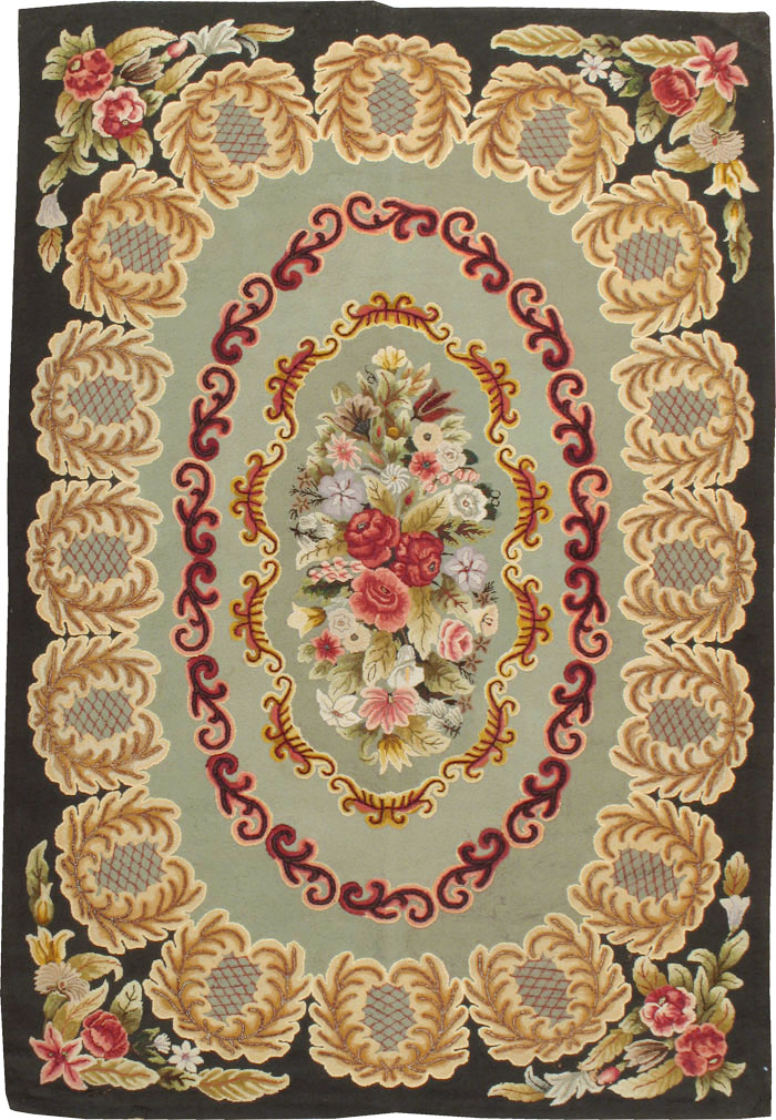 Antique American Hook Rug, No.21695 - Galerie Shabab