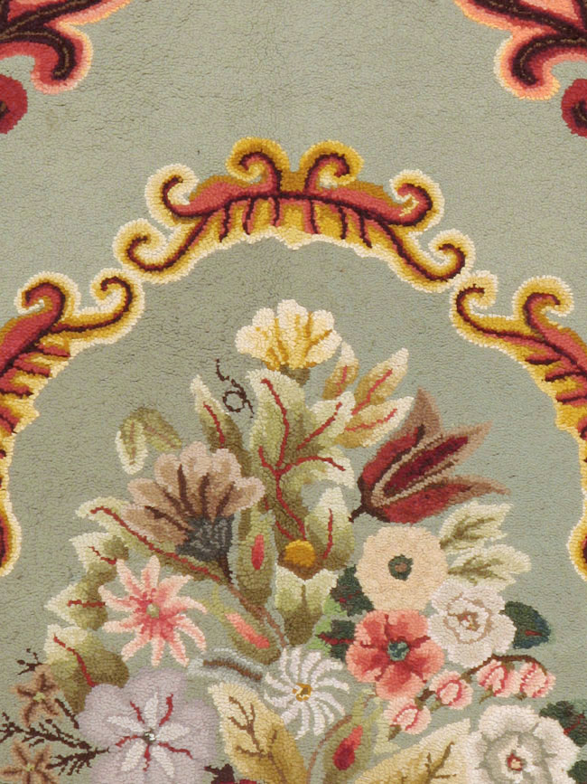 Antique American Hook Rug, No.21695 - Galerie Shabab