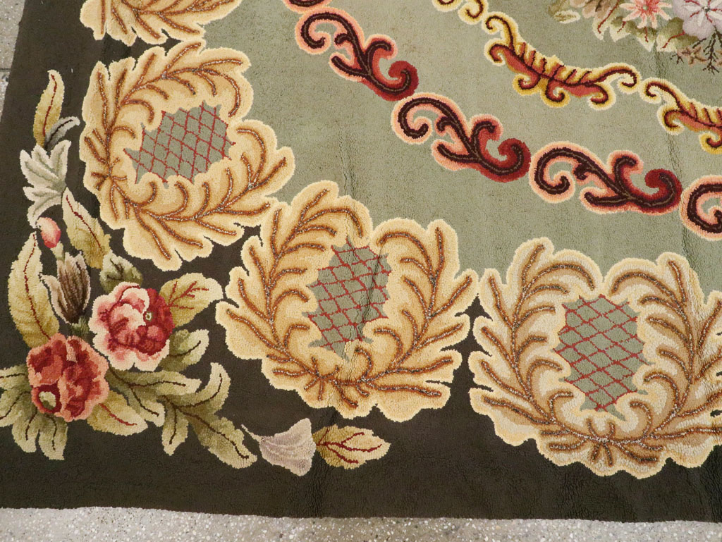 Antique American Hook Rug, No.21695 - Galerie Shabab