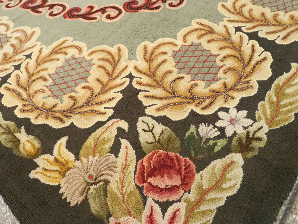 Antique American Hook Rug, No.21695 - Galerie Shabab