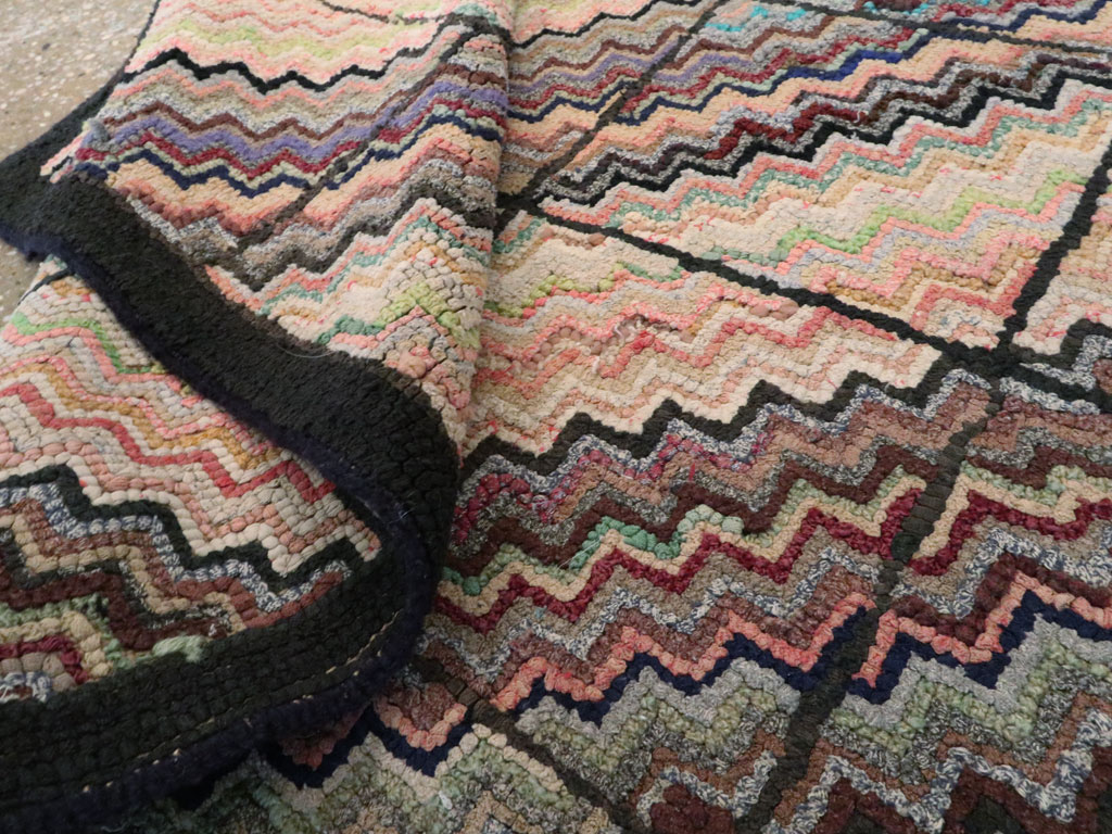 Antique American Hook Rug, No.21699 - Galerie Shabab