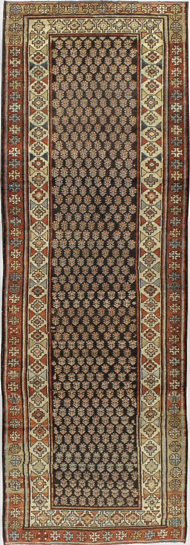 Antique Persian Kurdish Rug, No.21706 - Galerie Shabab