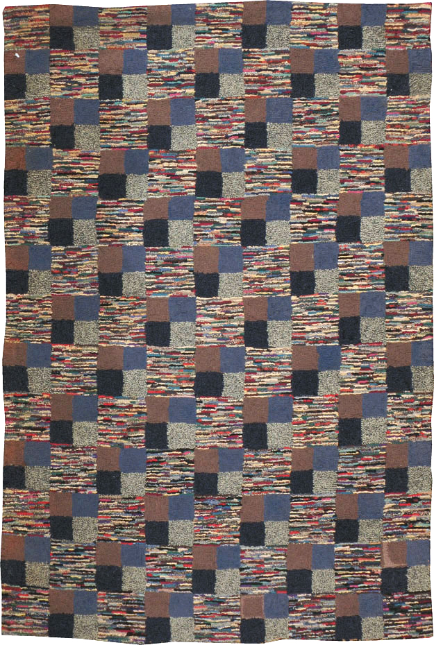 Antique American Hook Rug, No.21709 - Galerie Shabab