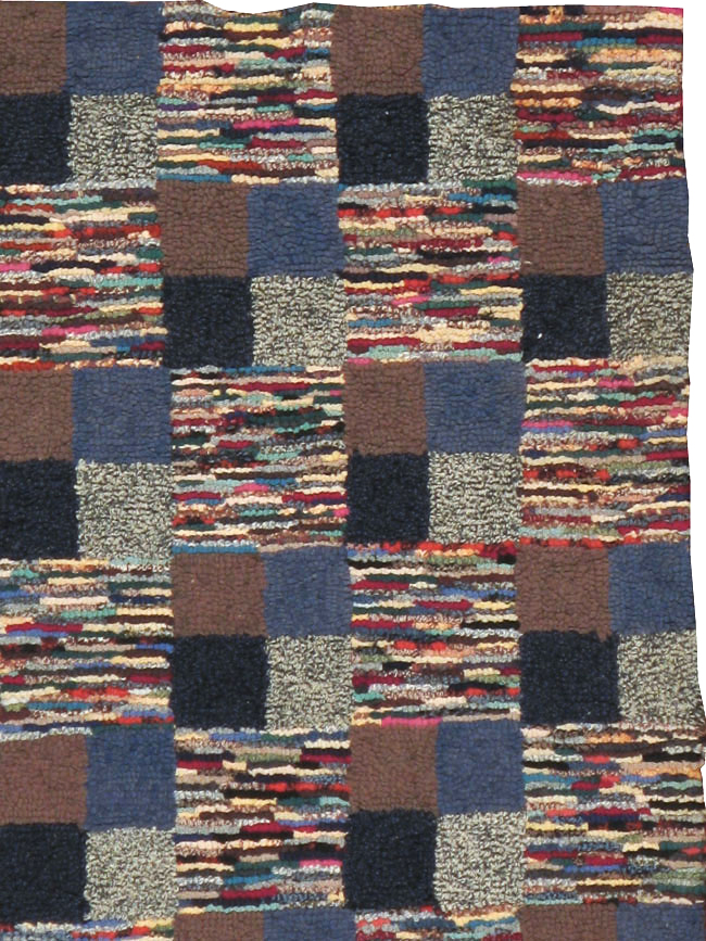 Antique American Hook Rug, No.21709 - Galerie Shabab