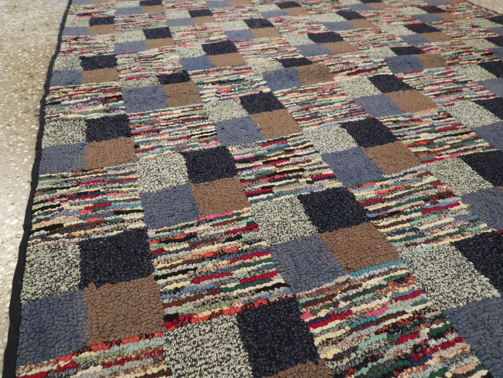 Antique American Hook Rug, No.21709 - Galerie Shabab