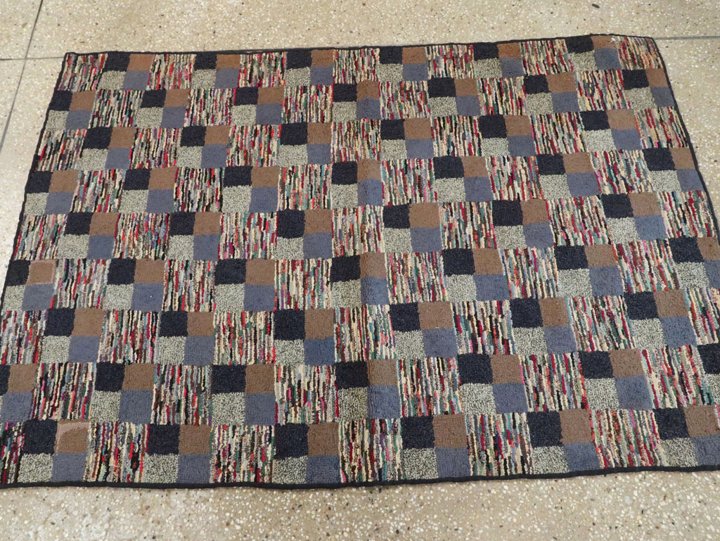 Antique American Hook Rug, No.21709 - Galerie Shabab