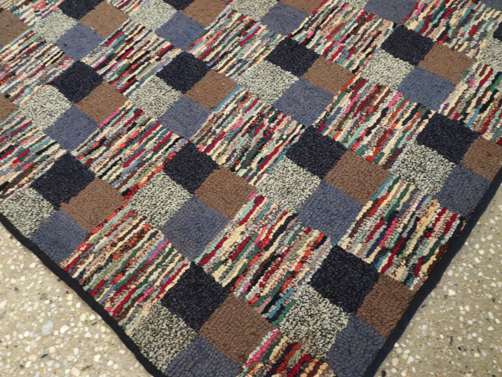 Antique American Hook Rug, No.21709 - Galerie Shabab
