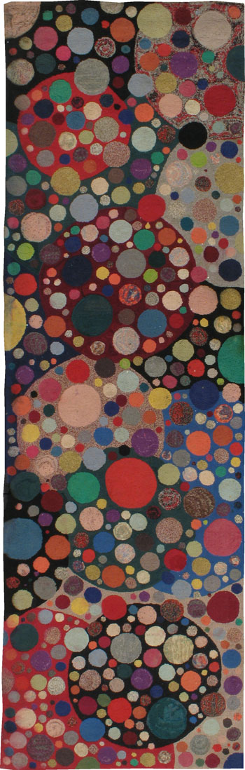 Vintage Hook Rug, No.21712 - Galerie Shabab