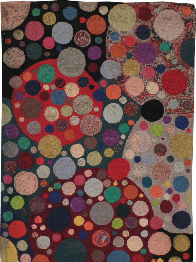 Vintage Hook Rug, No.21712 - Galerie Shabab