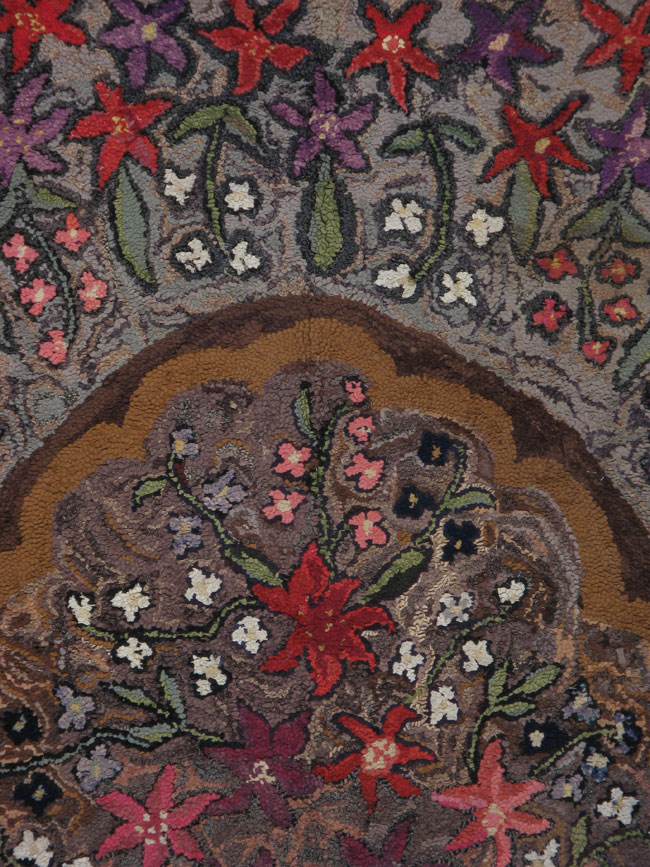 Antique American Hook Rug, No.21713 - Galerie Shabab
