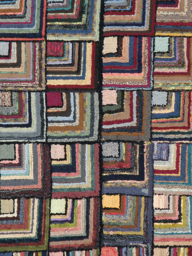 Antique American Hook Rug, No.21715 - Galerie Shabab