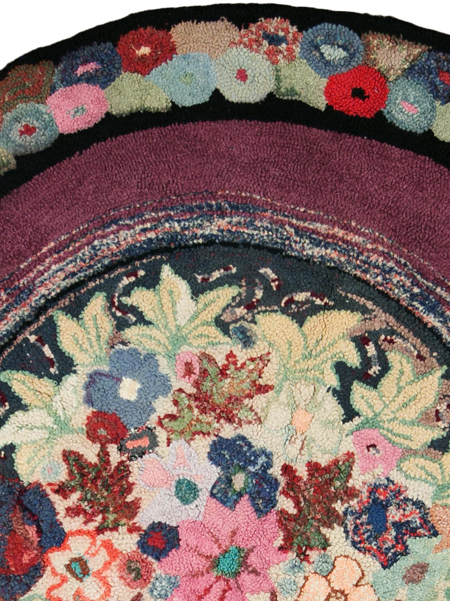 Antique American Hook Rug, No.21716 - Galerie Shabab