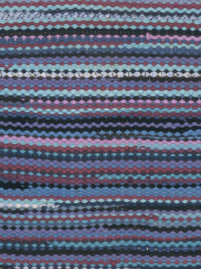 Vintage American Braid Rug, No.21717 - Galerie Shabab