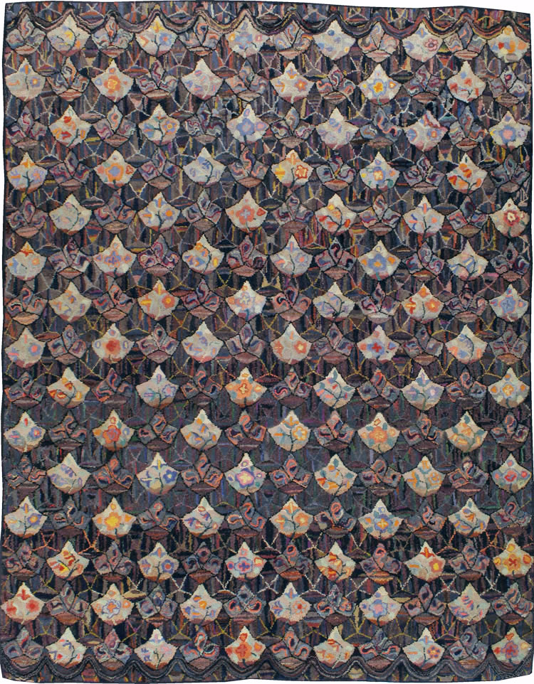 Antique American Hook Rug, No.21719 - Galerie Shabab