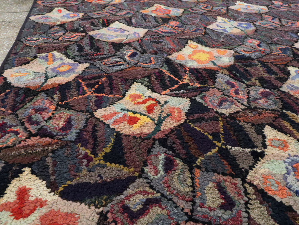 Antique American Hook Rug, No.21719 - Galerie Shabab