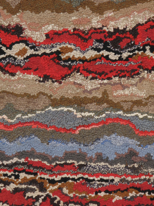 Antique American Hook Rug, No.21721 - Galerie Shabab