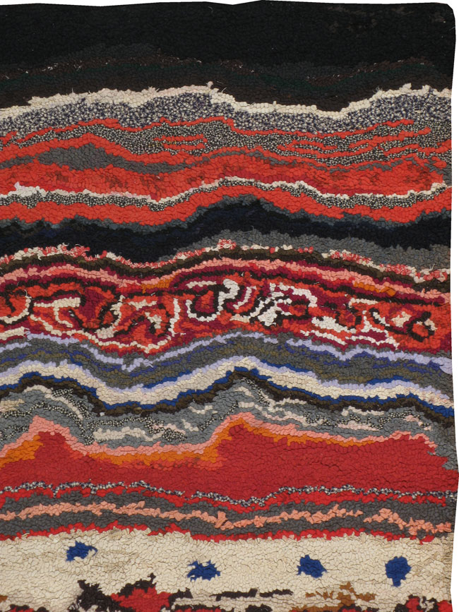 Antique American Hook Rug, No.21721 - Galerie Shabab