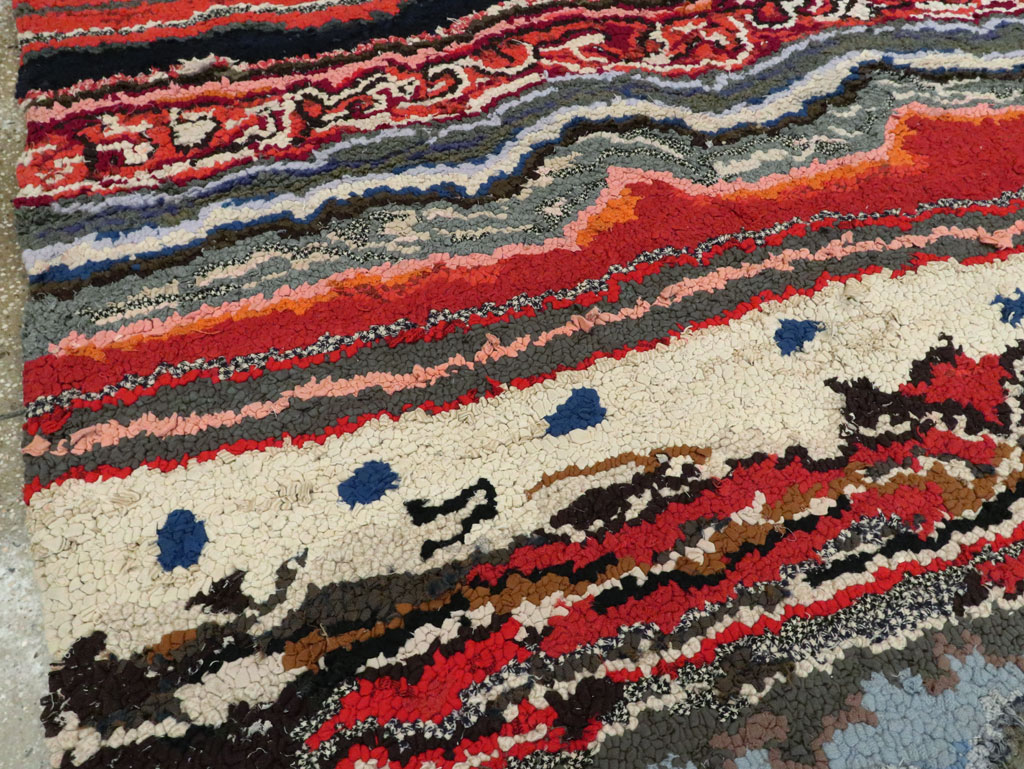 Antique American Hook Rug, No.21721 - Galerie Shabab
