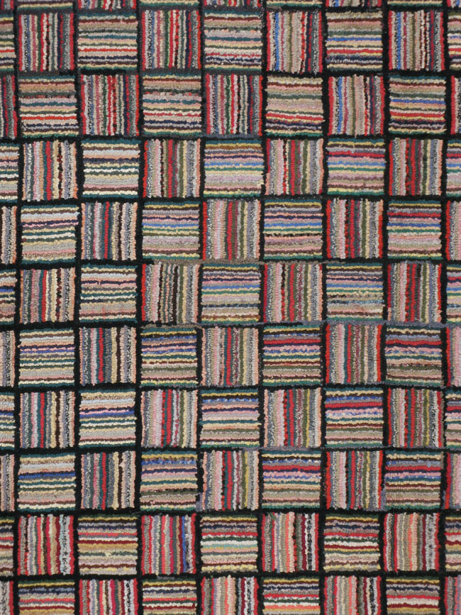 Antique American Hook Rug, No.21723 - Galerie Shabab