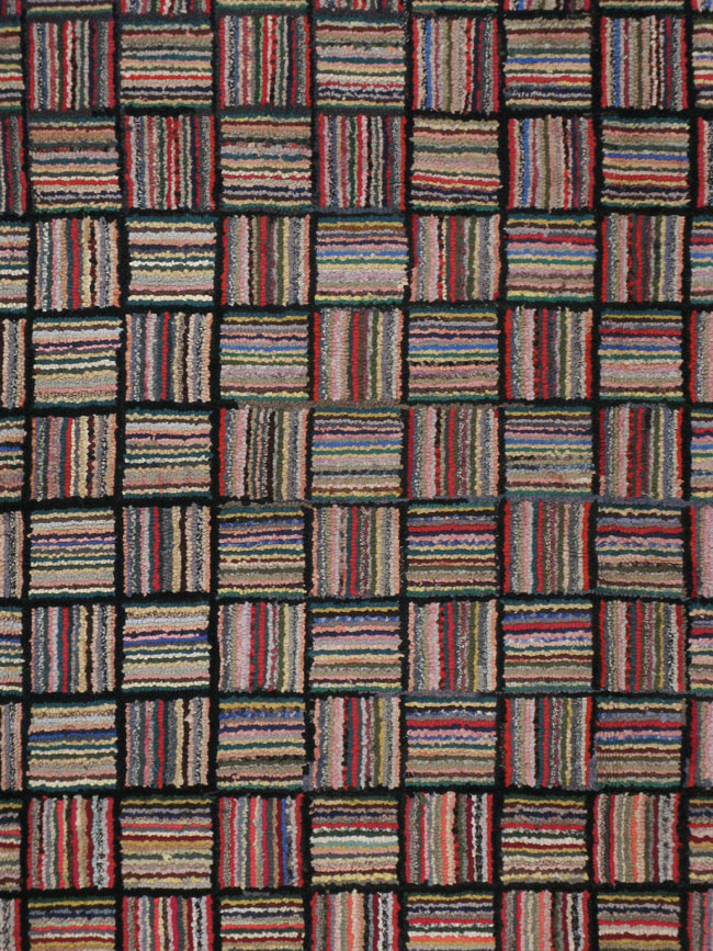 Antique American Hook Rug, No.21723 - Galerie Shabab