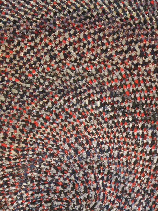 Vintage American Braid Rug, No.21728 - Galerie Shabab