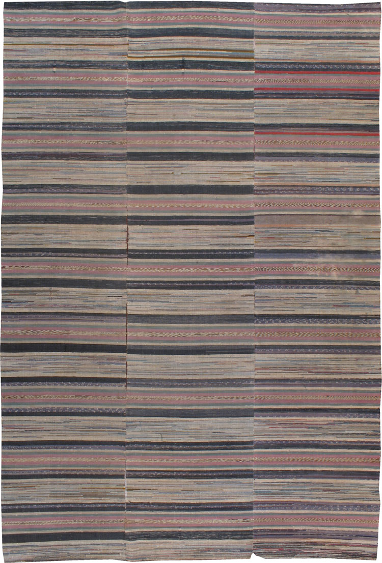 Vintage Rag Rug, No.21729 - Galerie Shabab