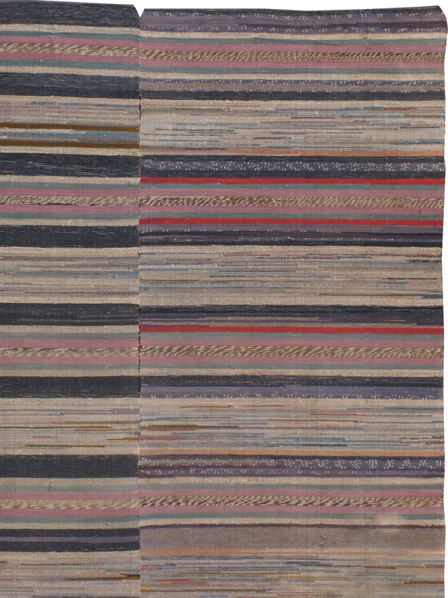 Vintage Rag Rug, No.21729 - Galerie Shabab
