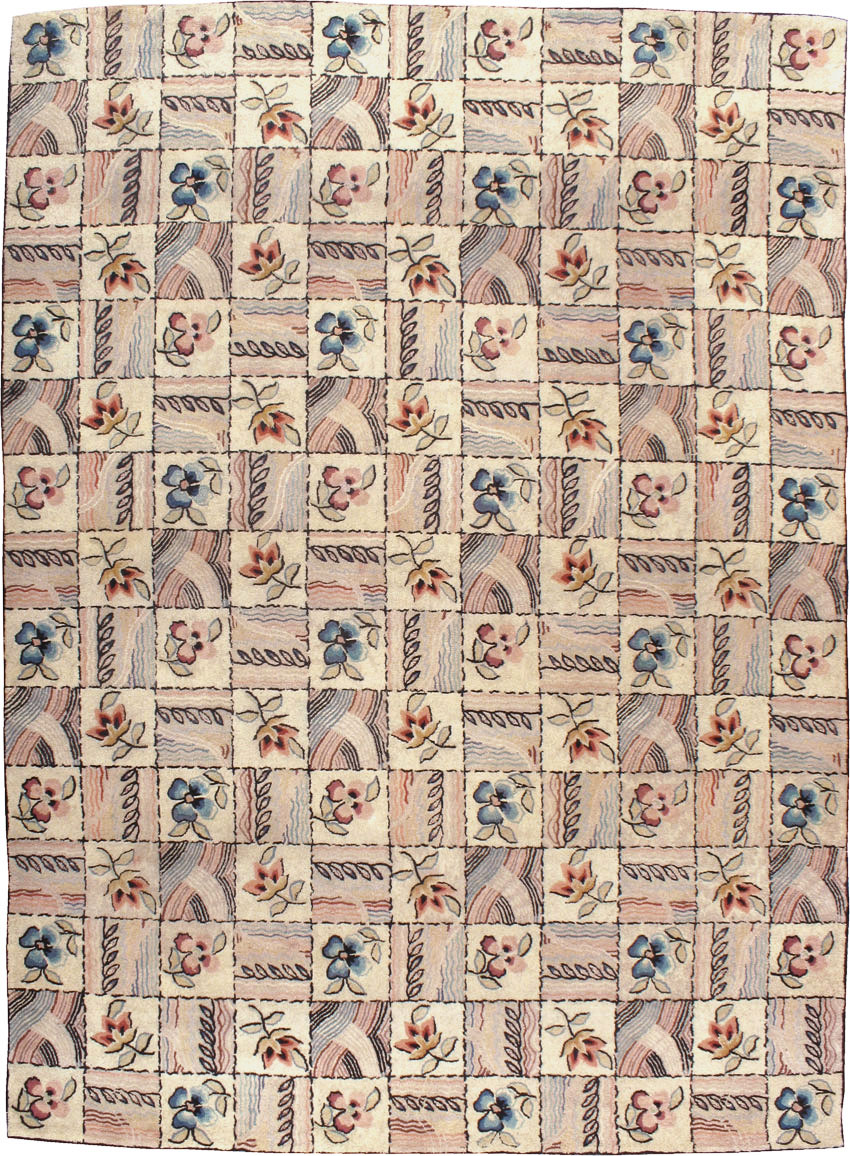 Antique American Hook Rug, No.21730 - Galerie Shabab