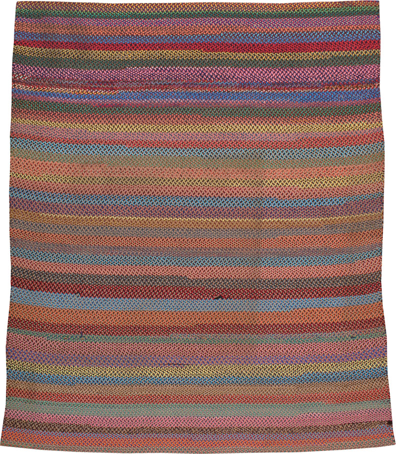 Vintage Braid Rug, No.21731 - Galerie Shabab