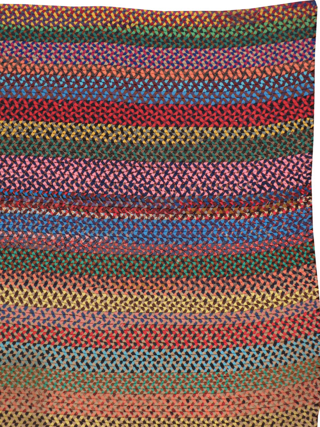Vintage Braid Rug, No.21731 - Galerie Shabab