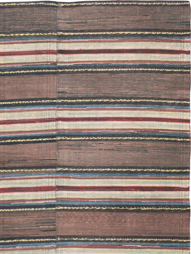 Vintage American Rag Rug, No.21734 - Galerie Shabab