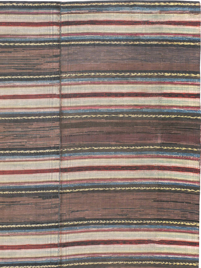 Vintage American Rag Rug, No.21734 - Galerie Shabab