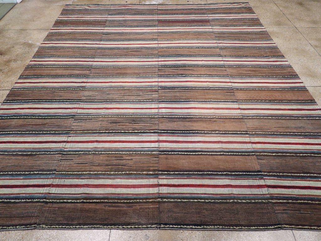 Vintage American Rag Rug, No.21734 - Galerie Shabab