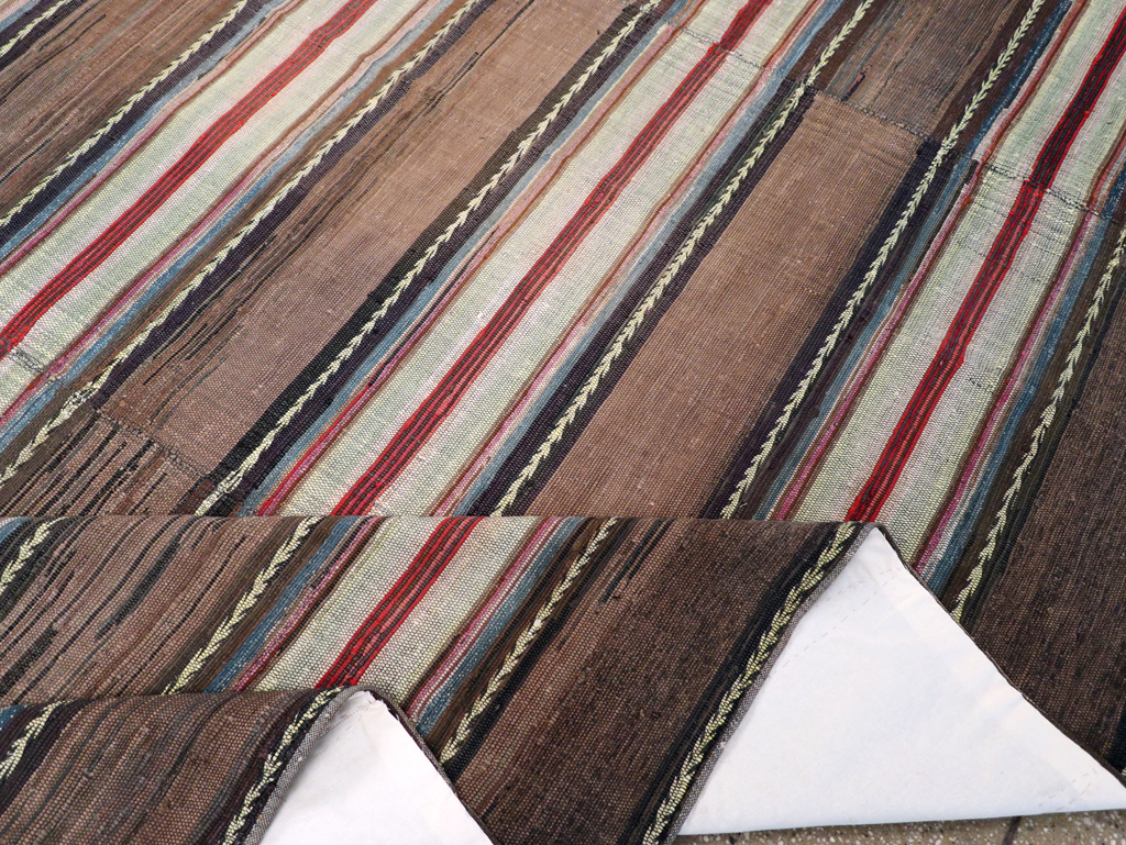 Vintage American Rag Rug, No.21734 - Galerie Shabab