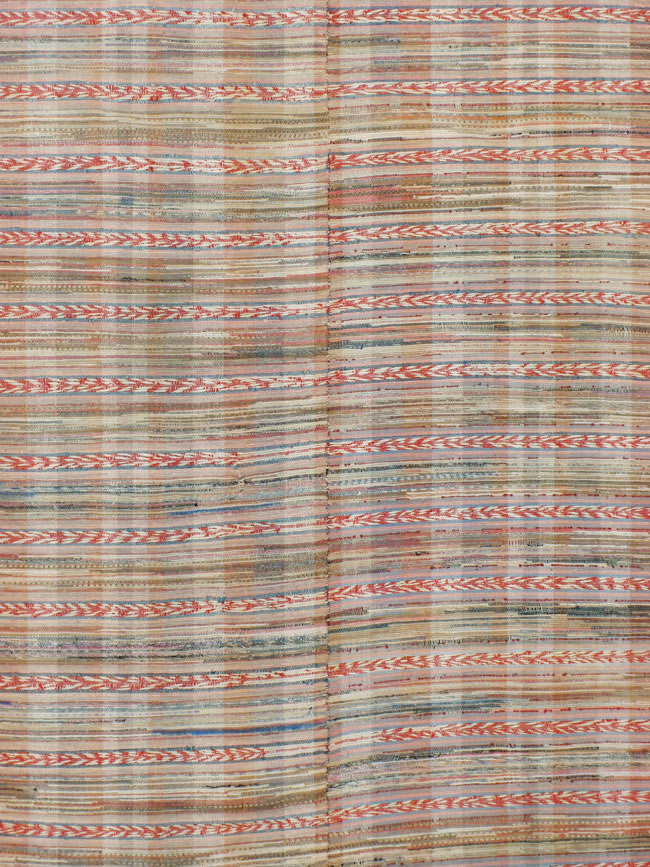 Vintage American Rag Rug, No.21735 - Galerie Shabab
