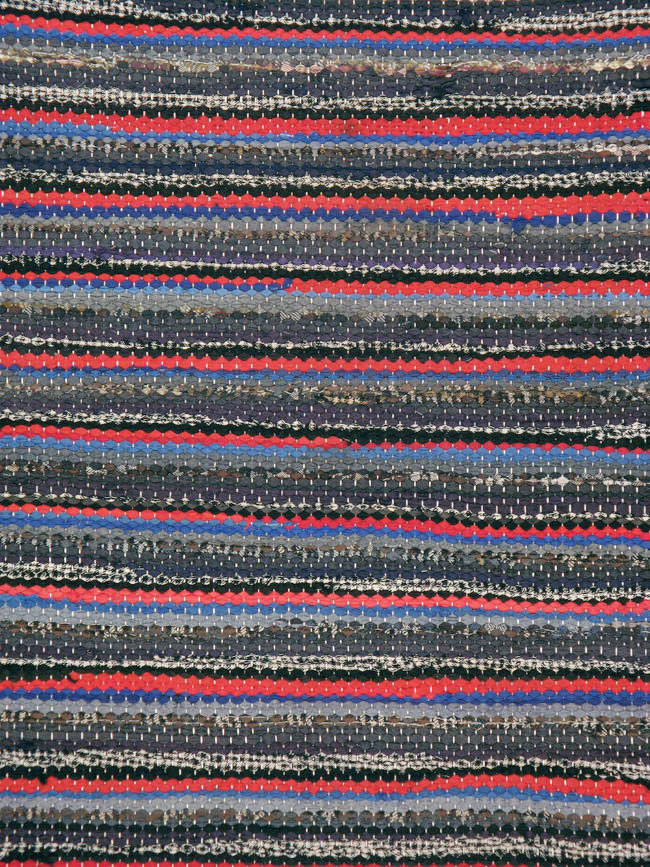 Vintage American Braid Rug, No.21738 - Galerie Shabab