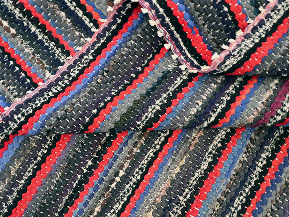 Vintage American Braid Rug, No.21738 - Galerie Shabab