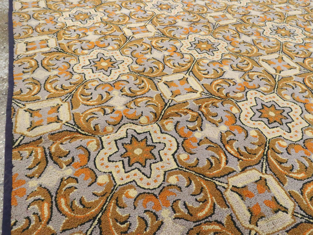 Antique American Hook Rug, No.21739 - Galerie Shabab
