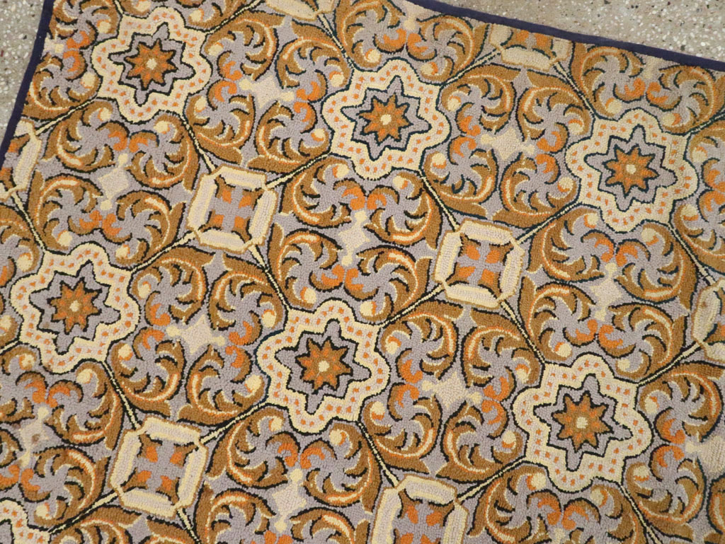 Antique American Hook Rug, No.21739 - Galerie Shabab