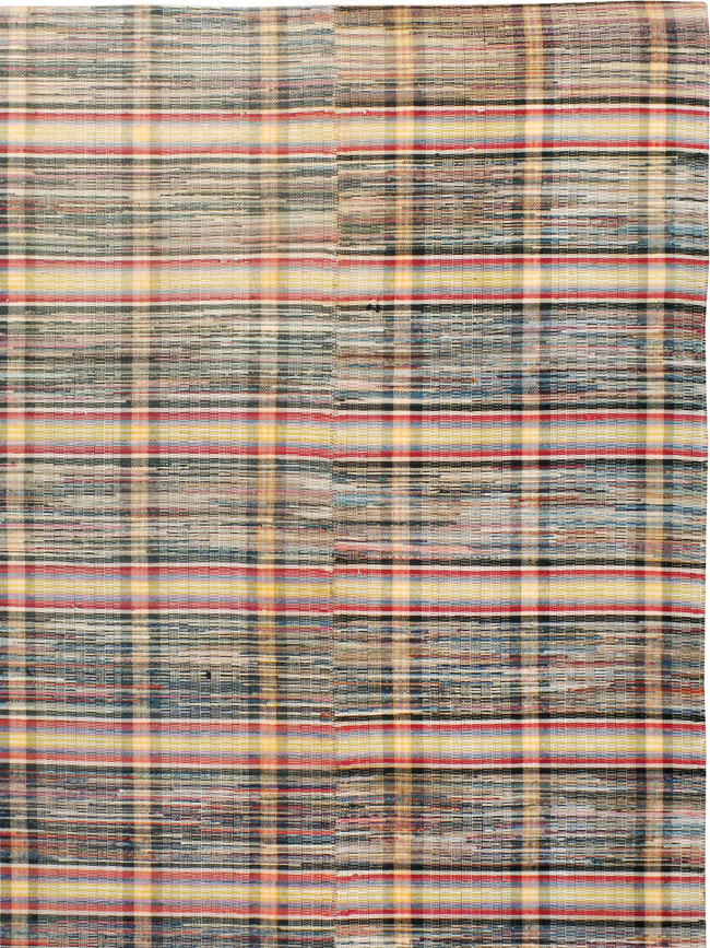 Vintage American Rag Rug, No.21745 - Galerie Shabab