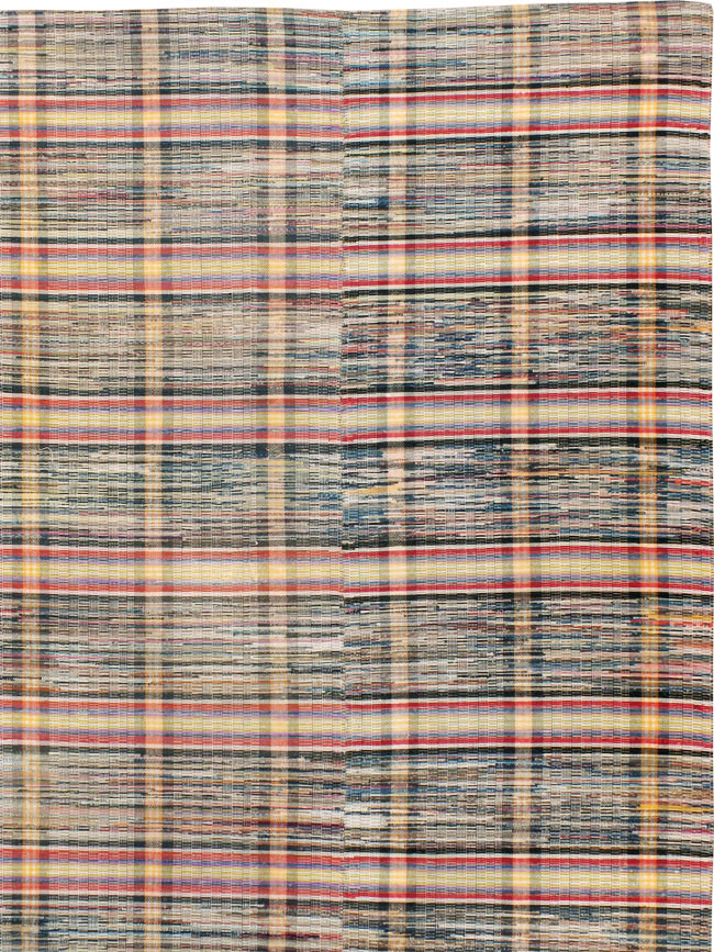 Vintage American Rag Rug, No.21745 - Galerie Shabab