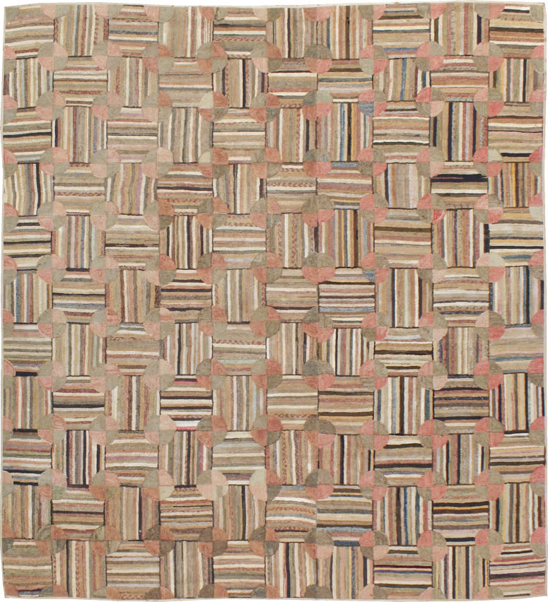Antique American Hook Rug, No.21748 - Galerie Shabab