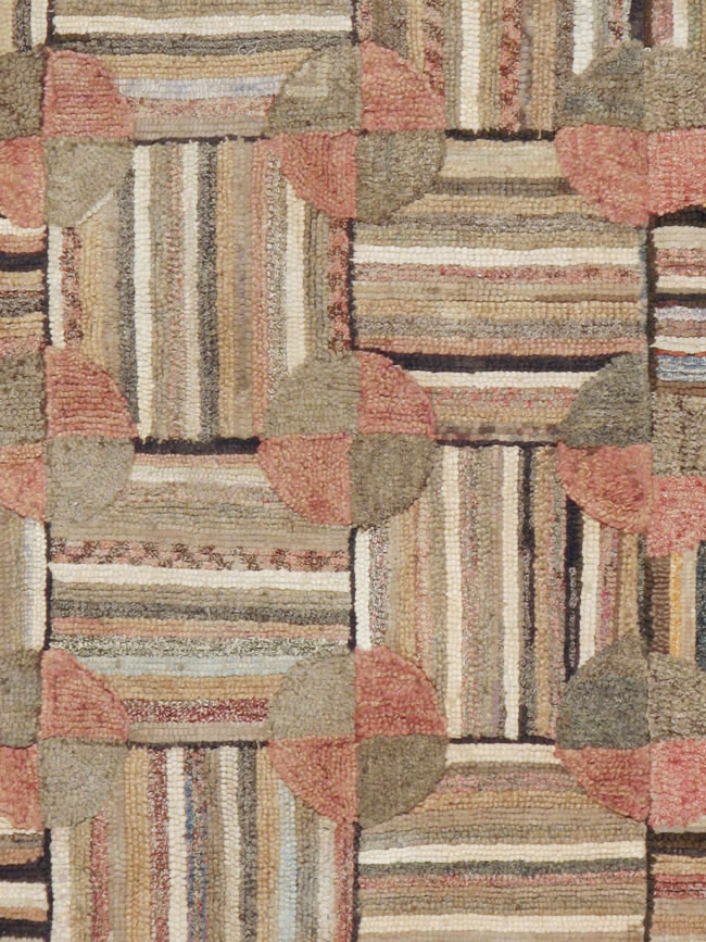 Antique American Hook Rug, No.21748 - Galerie Shabab