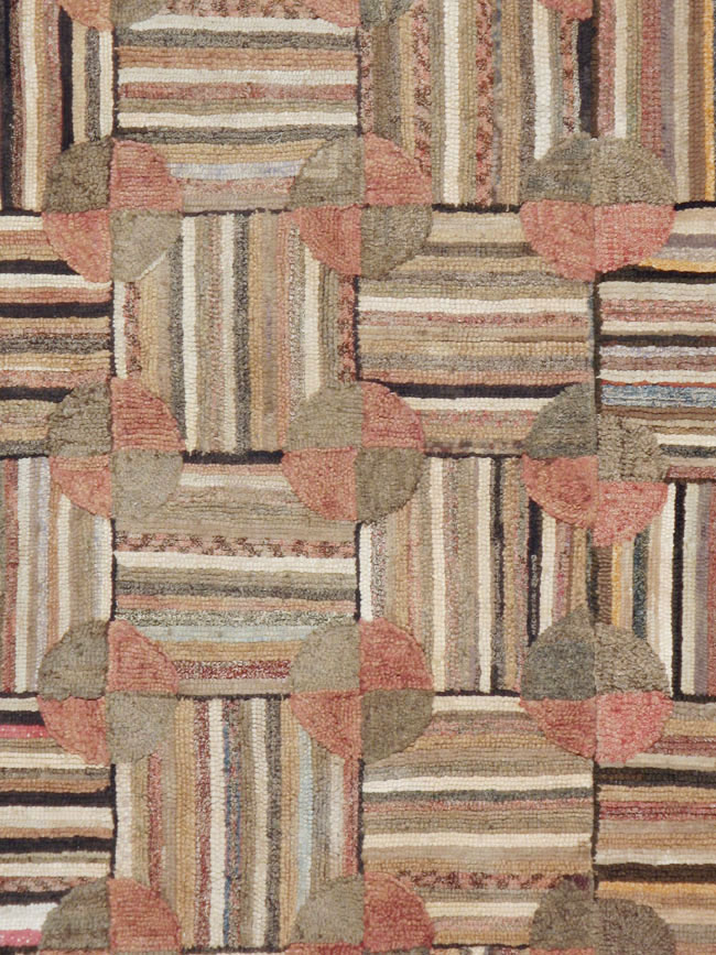 Antique American Hook Rug, No.21748 - Galerie Shabab