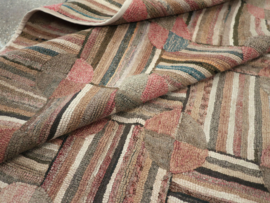 Antique American Hook Rug, No.21748 - Galerie Shabab